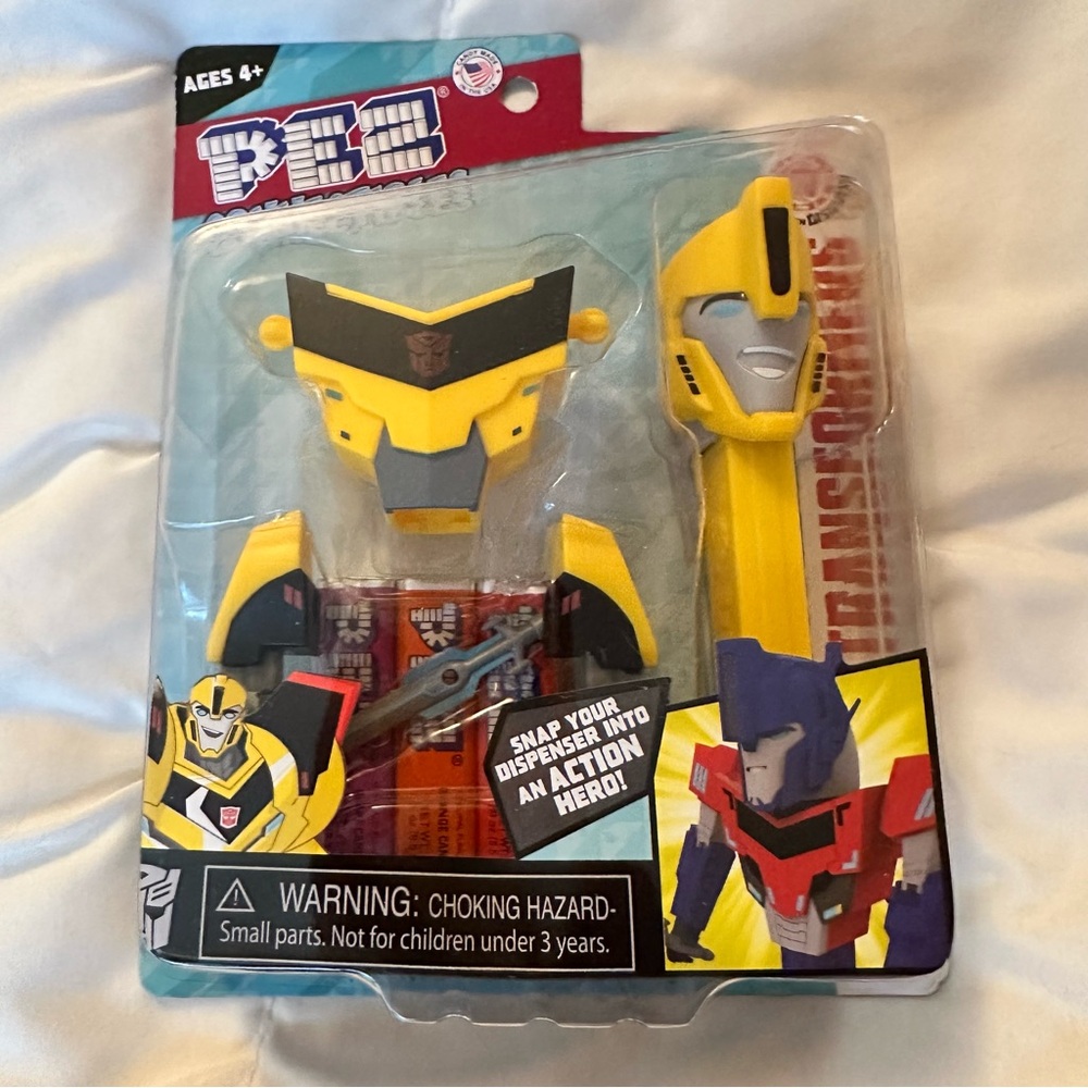 PEZ Connectibles TRANSFORMERS YELLOW BUMBLEBEE